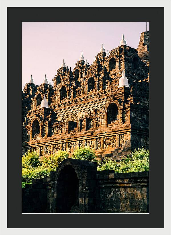 Serene Dawn At Borobudur Temple
