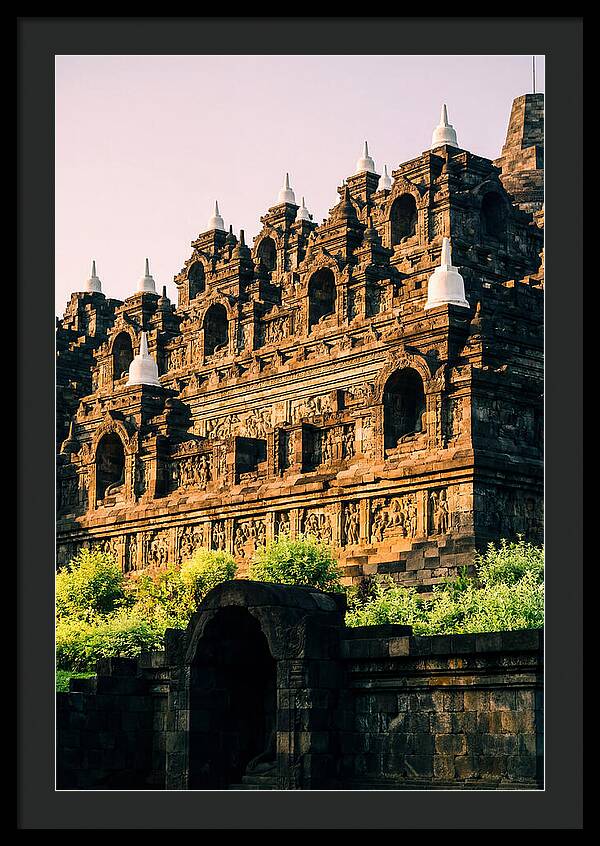Serene Dawn At Borobudur Temple