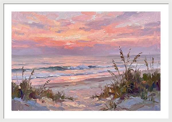Serene Dawn By The Coast