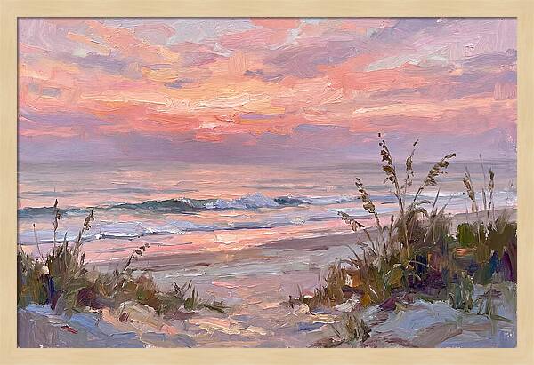 Serene Dawn By The Coast
