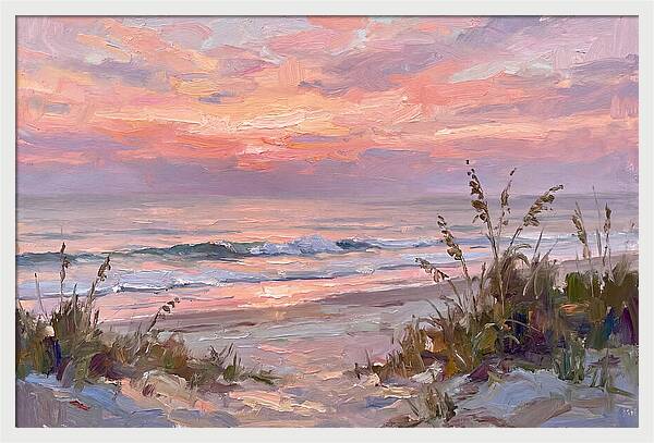 Serene Dawn By The Coast