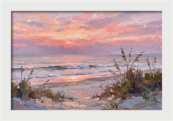 Serene Dawn By The Coast