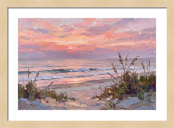 Serene Dawn By The Coast