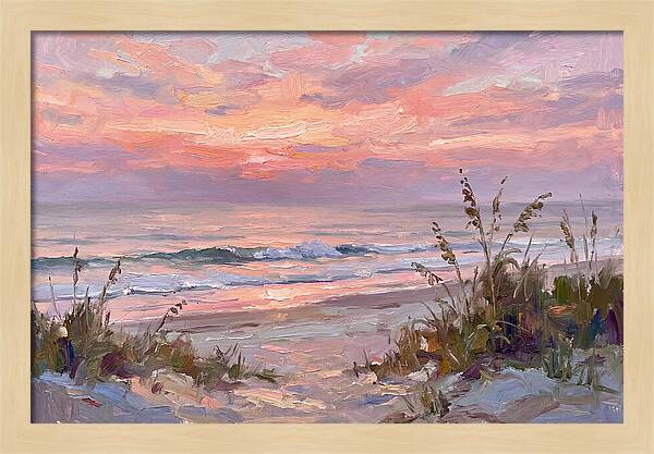 Serene Dawn By The Coast