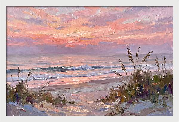 Serene Dawn By The Coast