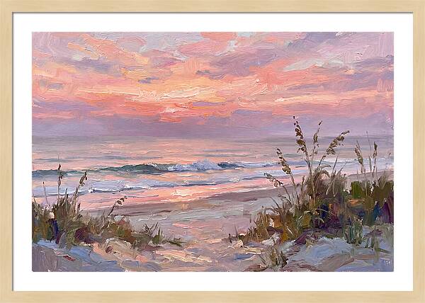 Serene Dawn By The Coast