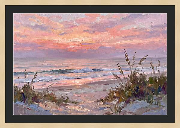 Serene Dawn By The Coast