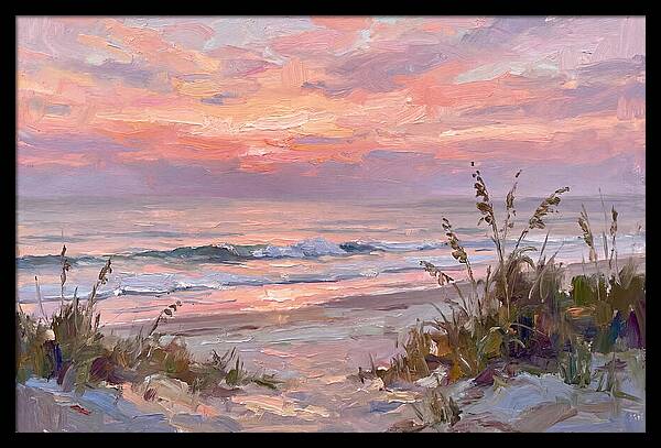 Serene Dawn By The Coast