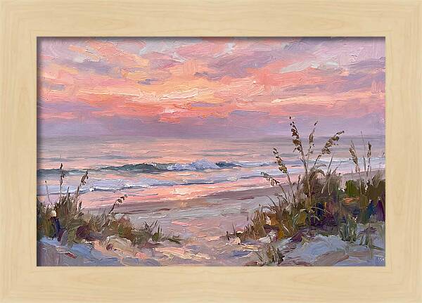 Serene Dawn By The Coast