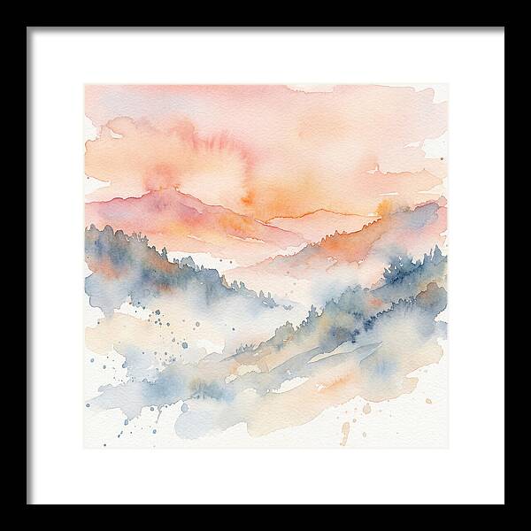 Serene Dawn Over The Valley