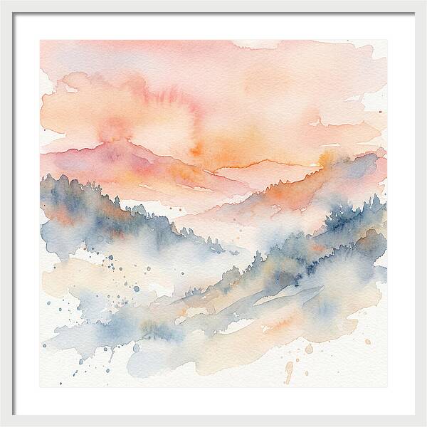 Serene Dawn Over The Valley