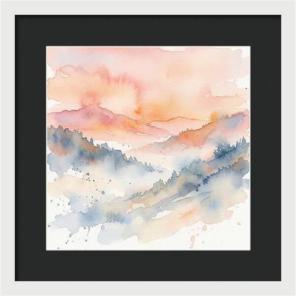Serene Dawn Over The Valley