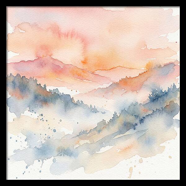 Serene Dawn Over The Valley