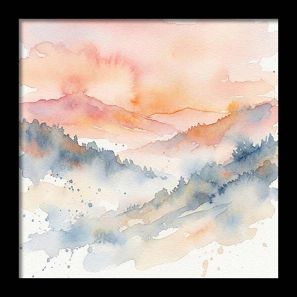 Serene Dawn Over The Valley