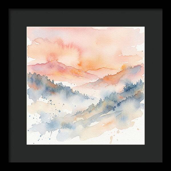 Serene Dawn Over The Valley