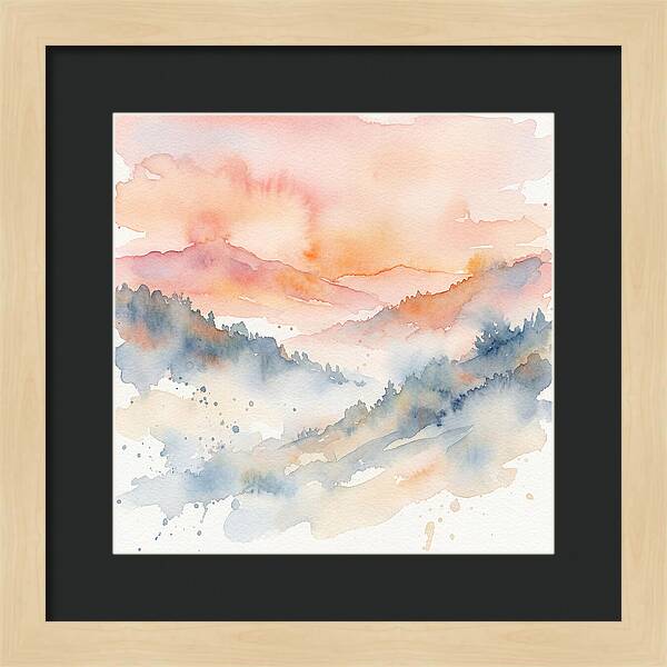 Serene Dawn Over The Valley