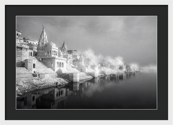 Serene Dawn Over Varanasi Ghats