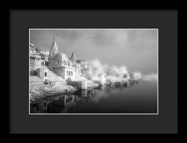 Serene Dawn Over Varanasi Ghats