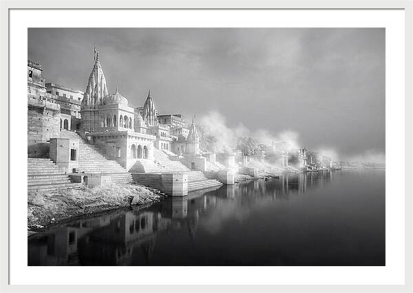 Serene Dawn Over Varanasi Ghats