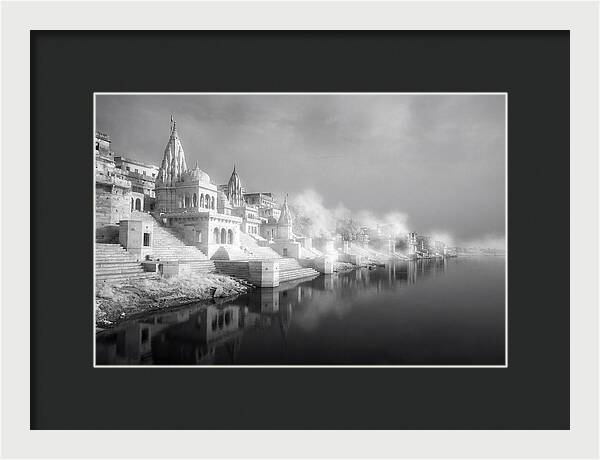 Serene Dawn Over Varanasi Ghats