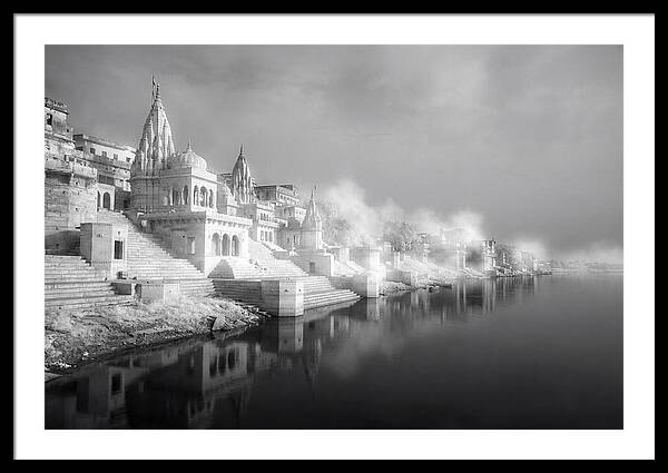 Serene Dawn Over Varanasi Ghats