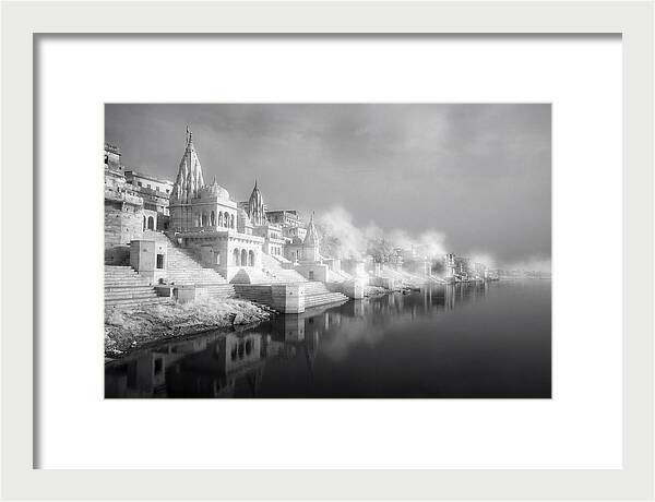 Serene Dawn Over Varanasi Ghats