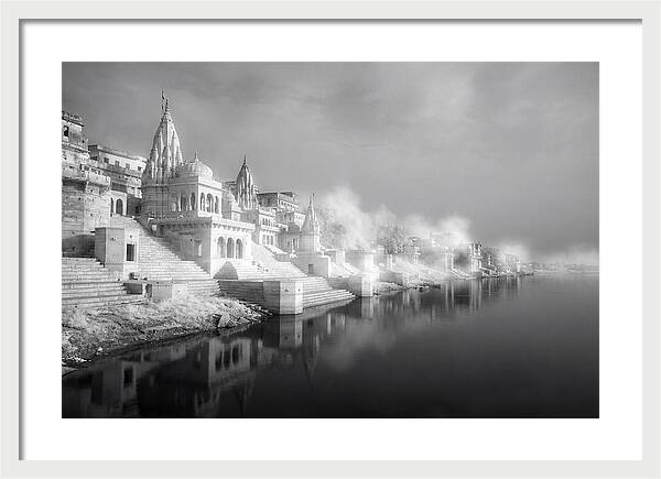 Serene Dawn Over Varanasi Ghats