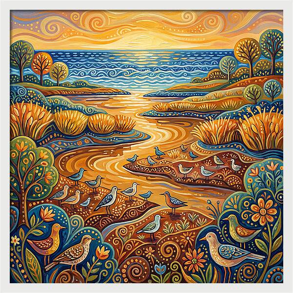 Serene Evening At The Estuary