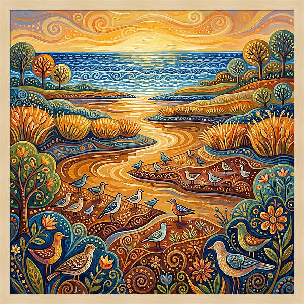 Serene Evening At The Estuary