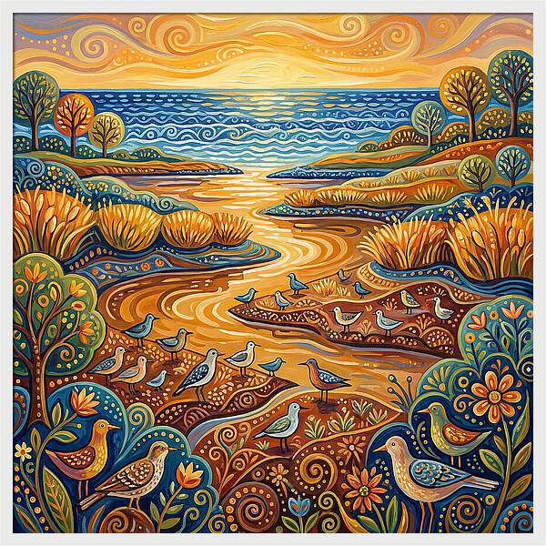Serene Evening At The Estuary