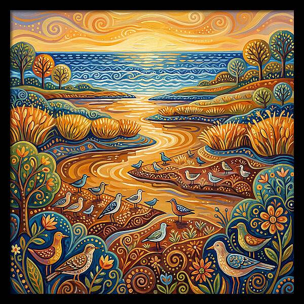 Serene Evening At The Estuary