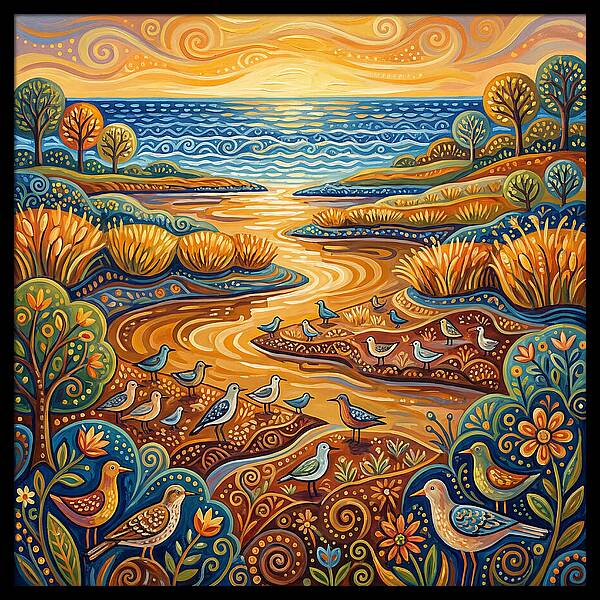 Serene Evening At The Estuary