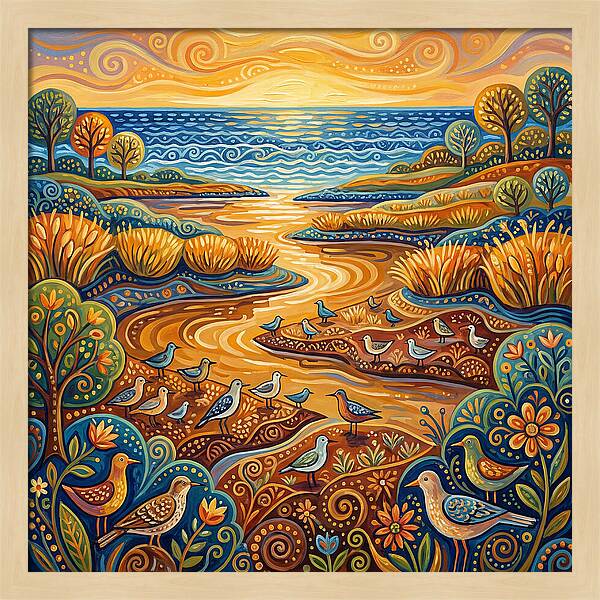 Serene Evening At The Estuary