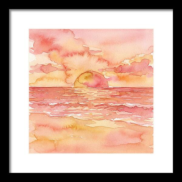 Serene Evening By The Shore