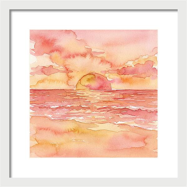 Serene Evening By The Shore
