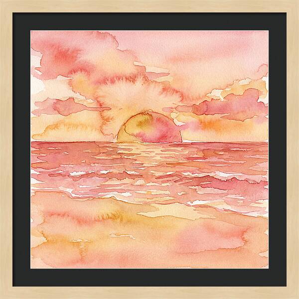 Serene Evening By The Shore