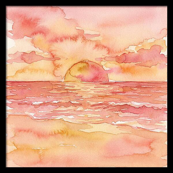 Serene Evening By The Shore