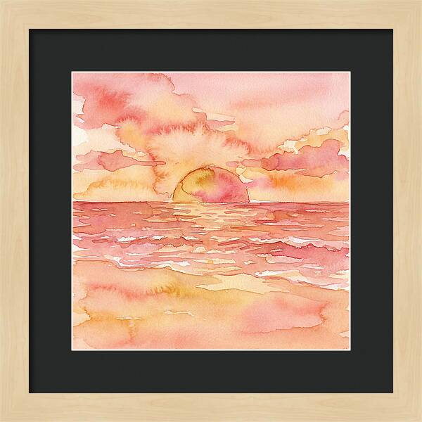 Serene Evening By The Shore