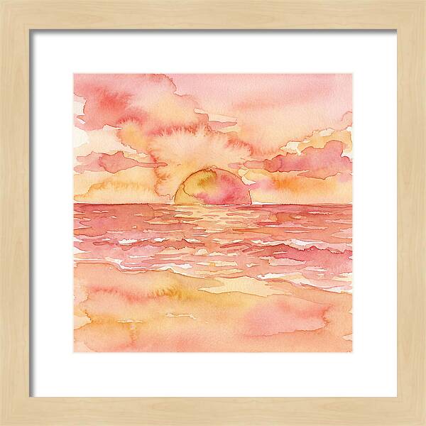 Serene Evening By The Shore
