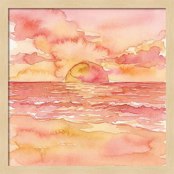 Serene Evening By The Shore