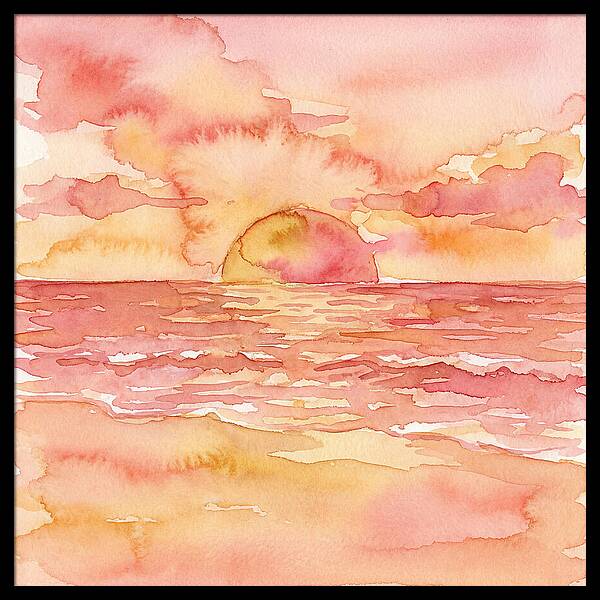 Serene Evening By The Shore