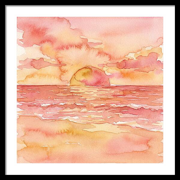 Serene Evening By The Shore