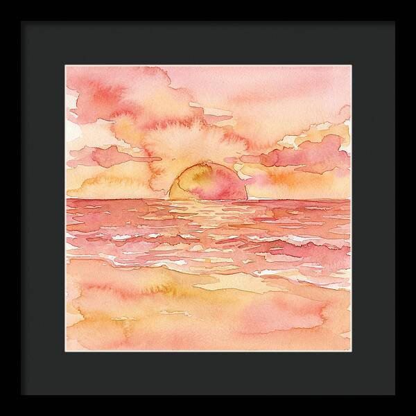Serene Evening By The Shore