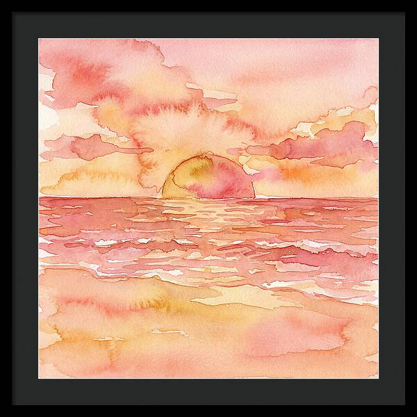 Serene Evening By The Shore