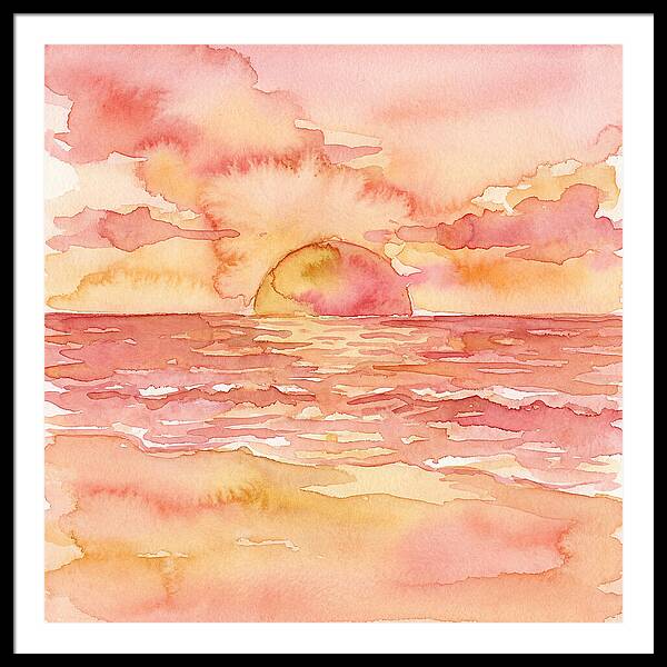 Serene Evening By The Shore