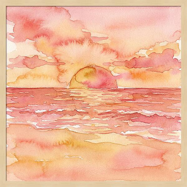 Serene Evening By The Shore