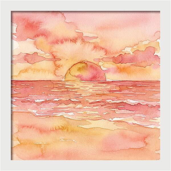 Serene Evening By The Shore