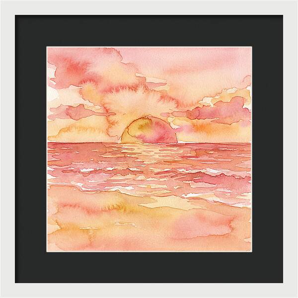 Serene Evening By The Shore