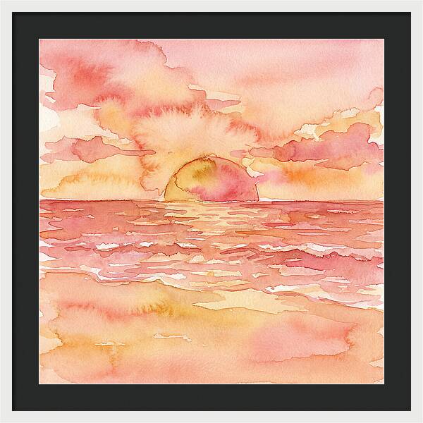 Serene Evening By The Shore