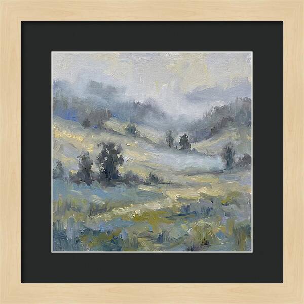 Serene Foggy Landscape